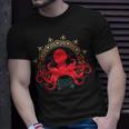 Vintage Octopus Gift Print Retro Octopi Retro Octopus Unisex T-Shirt Gifts for Him