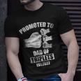 Mens Vintage Promoted To Dad Of Triplets Est 2022 T-Shirt Gifts for Him