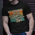 Vintage Retro My Syndrome May Be Down But My Hope Is Up Unisex T-Shirt Gifts for Him