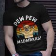 Vintage Retro Pug Pew Pew Madafakas Pug Pew Pew T-Shirt Gifts for Him