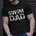 Mens Vintage Swimming For Men From Kid Swimmers Swim Dad T-Shirt Gifts for Him