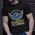 Vintage United States Navy Seabee Veteran Gift Us Military Unisex T-Shirt Gifts for Him
