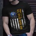 Vintage Usa American Flag Proud To Be A Us Space Force Dad T-Shirt Gifts for Him
