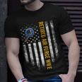 Vintage Usa American Flag Retired Us Air Force Veteran Wife T-shirt Gifts for Him