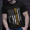 Vintage Usa Flag Worlds Greatest Dad Fathers Day T-Shirt Gifts for Him
