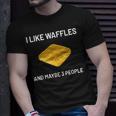 I Like Waffles Belgian Waffles Lover V2 T-shirt Gifts for Him