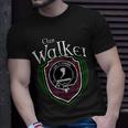Walker Clan Crest | Scottish Clan Walker Family Badge Unisex T-Shirt Gifts for Him