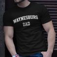 Waynesburg Dad Athletic Arch College University Alumni T-Shirt Gifts for Him