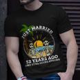 Wedding Anniversary Couple Married 52 Years Ago Skeleton T-Shirt Gifts for Him