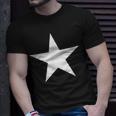 White Star On Front Unisex T-Shirt Gifts for Him