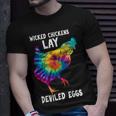 Wicked Chicken Lay Deviled Eggs Farmhouse Chicken T-shirt Gifts for Him