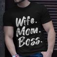 Wife Mom Boss Mama Mutter Muttertag T-Shirt Geschenke für Ihn