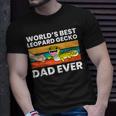 Worlds Best Leopard Gecko Dad Ever Unisex T-Shirt Gifts for Him