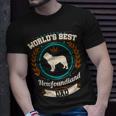 Worlds Best Newfoundland Dad Dog Owner Gift For Mens Unisex T-Shirt Gifts for Him