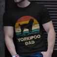 Yorkipoo Dad For Men Yorkipoo Dog Lovers Vintage Dad T-Shirt Gifts for Him