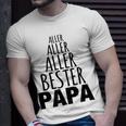 Allerbester Papa T-Shirt, Vatertag & Geburtstag Geschenkidee Geschenke für Ihn
