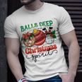 Balls Deep In Christmas Spirit Santa Xmas Holiday T-shirt Gifts for Him