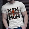 Basketball Mom Leopard Lightning Bolt Basketball Game Day T-shirt Gifts for Him