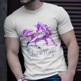 Believe In Magic Einhorn-T-Shirt, Vintage-Fantasiekunst für Pferdefans Geschenke für Ihn