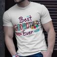 Best Godmother Ever Women Flower Decor Mom Unisex T-Shirt Gifts for Him