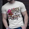 Boots & Bling Its A Cowgirl Thing Love Cowboy Boots Leopard T-Shirt Gifts for Him