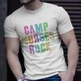 Camp Nurses Rocks Funny Camping Medical Crew Unisex T-Shirt Gifts for Him