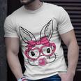 Cute Bunny Heart Glasses Bubblegum For Women Kids Easter Day Unisex T-Shirt Gifts for Him