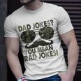Dad Joke You Mean Rad Jokes Funny Fathers Day Vintage Unisex T-Shirt Gifts for Him