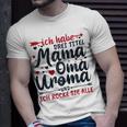 Damen T-Shirt Mama Oma Uroma - Ich rocke alle Titel! Geschenke für Ihn
