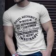 Diesel Mechanics Wife Mechanic Funny Anniversary Gift Women Unisex T-Shirt Gifts for Him