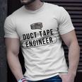 Duct Tape Engineer | Funny Mechanic Humor Unisex T-Shirt Gifts for Him