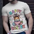 Easter Kawaii Bunny Corgi Dog Cute Spring Egg Hunting Kids Unisex T-Shirt Gifts for Him