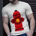 Fireman Fire Hydrant Fire Fighter T-Shirt Gifts for Him