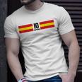 Fussball Spanien Fussball Outfit Fan T-Shirt Geschenke für Ihn