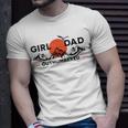 Girl Dad Outnumbered Fathers Day From Wife Daughter Gift For Mens Unisex T-Shirt Gifts for Him