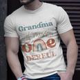 Grandma Of Miss Onederful Boho Rainbow First Birthday Gift For Womens Unisex T-Shirt Gifts for Him