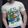 I April We Wear Blues Gnomes Autism Awareness Unisex T-Shirt Gifts for Him