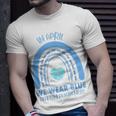 In April We Wear Blue Autism Awareness Month Unisex T-Shirt Gifts for Him