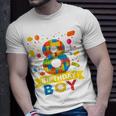 Kids 8 Year Old Building Blocks 8Th Birthday Boy Unisex T-Shirt Gifts for Him
