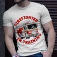 Kids Firefighter In Training Boys Fire Truck Toddler T-Shirt Gifts for Him