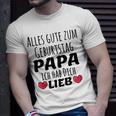 Kinder Alles Gute Zum Geburtstag Papa Ich Hab Dich Lieb T-Shirt Geschenke für Ihn