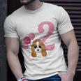 Kinder Geburtstags Kleiner Hund 2 Geburtstag Mädchen 2 Jahre T-Shirt Geschenke für Ihn