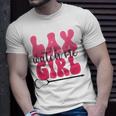 Lustiges Mädchen Lacrosse Lax Girl T-Shirt Geschenke für Ihn