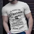 Parrain Motard Carrement Plus Cool Shirt T-Shirt Geschenke für Ihn