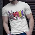 Peace Love Peeps Funny Easter Bunny Womens Kids Teacher Unisex T-Shirt Gifts for Him