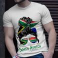 South Africa Girl South African Girl South Africa Woman Flag Unisex T-Shirt Gifts for Him