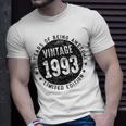 Vintage 1993 Limited Edition 30 Year Old Gifts 30Th Birthday Unisex T-Shirt Gifts for Him