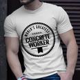 Worlds Greatest Concrete Worker T-shirt Gifts for Him