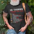 10 Things I Want In My Life Rocks More Rocks Rockounding T-Shirt Gifts for Old Men