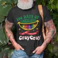 100 Days Of Kindergarten Got Me Feeling Cray-Cray T-Shirt Gifts for Old Men